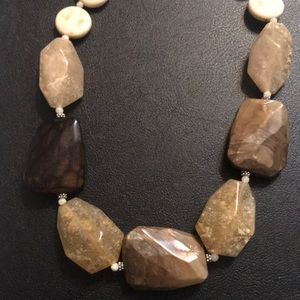 COOKIE LEE FAUX STONE NECKLACE